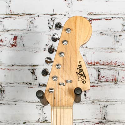 Aria - S-Style - Electric Guitar - MIJ 3-Tone Sunburst - x4238 (USED) image 5