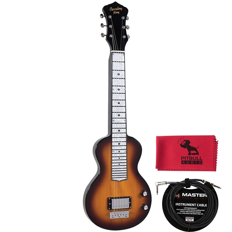 Recording King RG35 Lap Steel Humbucker, Mahogany, Sunburst Reverb