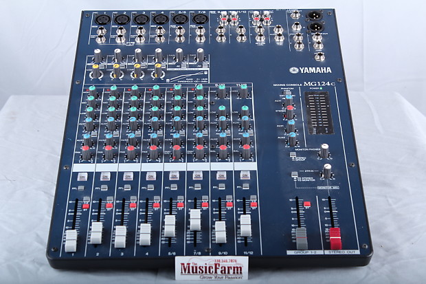 Yamaha MG124C アナログミキサー 12チャンネル 12chミキサー MG124C / YAMAHA ]のレンタルなら西尾レントオール