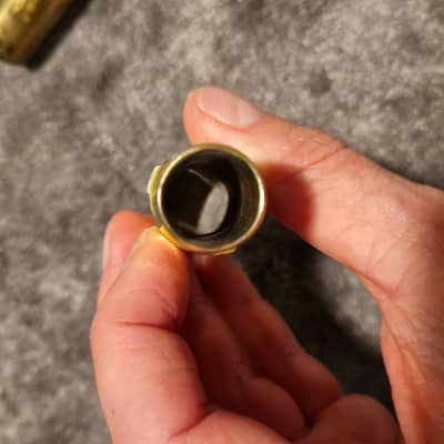 Otto Link Florida stm no USA 7 Brian Powell ",100" refaced tenor mouthpiece with ligatur and cap image 16