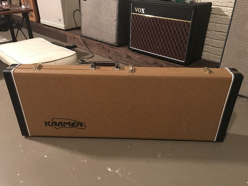 Vintage Kramer tweed guitar case Reverb