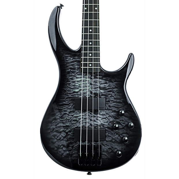 Peavey Millennium 4 AC Electric Bass Guitar, Trans Black