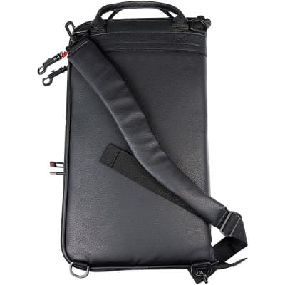 Gator Deluxe Faux Leather Drum Stick Bag  Black image 2