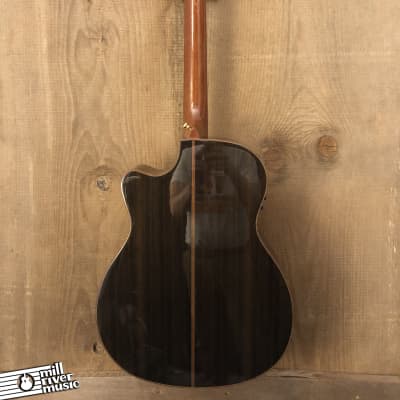 Klema K300JS-CE Cutaway Acoustic Electric Guitar Natural w/ Gig Bag image 7