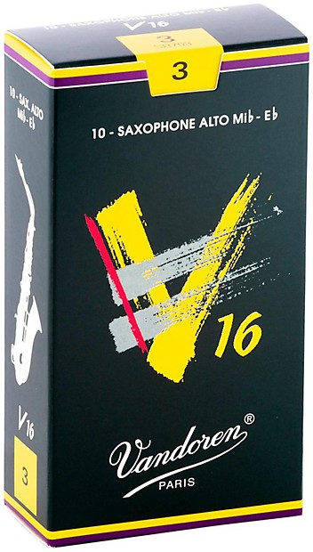 Vandoren SR703 V16 Series Alto Saxophone Reeds - Strength 3 (Box of 10) image 1