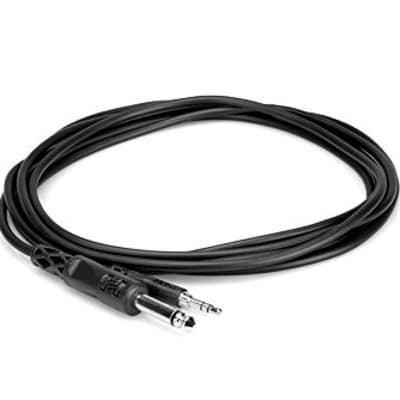Hosa - CMP-105 - 1/4 inch TS to 3.5 mm TRS Mono Interconnect Cable - 5 ft. image 3