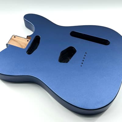 Geaux Guitar Telecaster Style Body 2024 - Metallic Blue image 1
