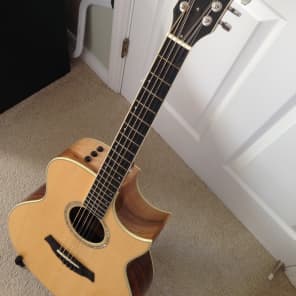 Taylor Custom 9 string Acoustic Electric - Grafted walnut image 3