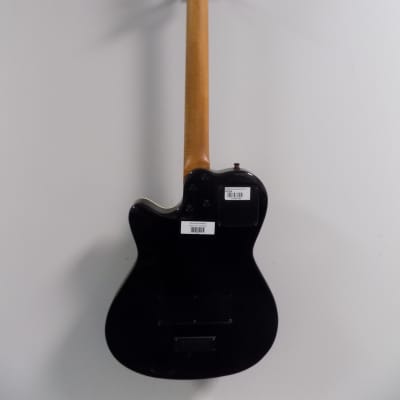 Godin A6 Ultra HG Electric Acoustic Guitar w/ Gig Bag - Black High-Gloss image 4