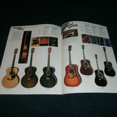 Vintage 1982/1983 Ibanez Acoustic Guitars Catalog! Artwood, Floral, Ragtime! image 6