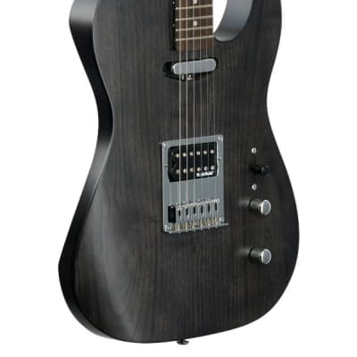 Michael Kelly 54OP Open Pore Electric Guitar Faded Black | Reverb