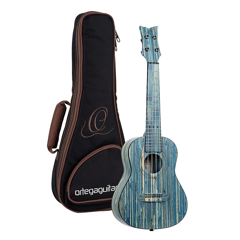 Ortega Guitars, 4-String Bamboo Series All Solid Concert Ukulele W