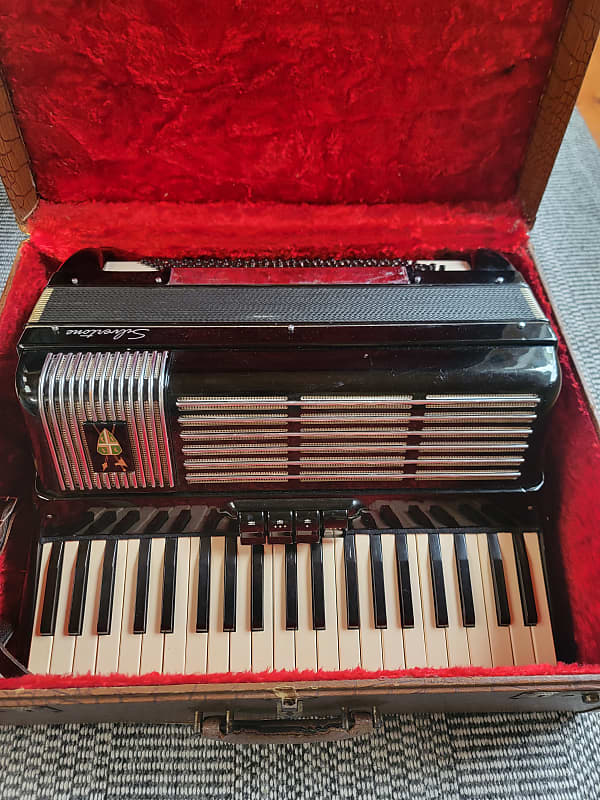 Silvertone 41/120, 4 Reed key. 1950's Black Reverb