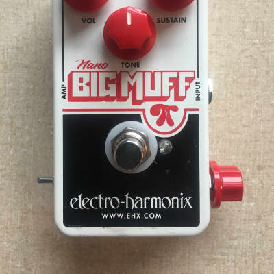 JHS Electro-Harmonix Nano Big Muff Pi with MoonPi Mod 2018 - White / Red for sale