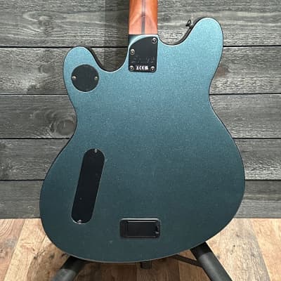 Fender Squier Contemporary Active Starcaster Semi Hollow body Electric Guitar - Gunmetal Metallic image 4