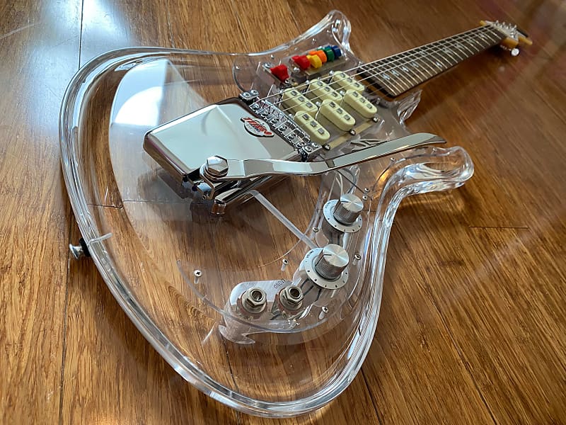 Very Rare 1990's Japanese Teisco Spectrum 5 Acrylic with