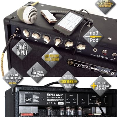 Seydel Hyperamp HA 1510 REV MK II Harmonica Amplifier. Brand New! image 5