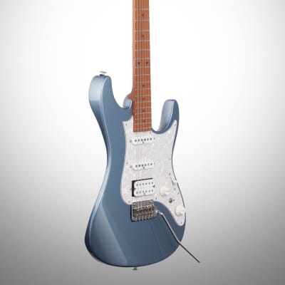 Ibanez AZ-2204F Prestige Electric Guitar (with Case), Ice Blue Metallic image 4