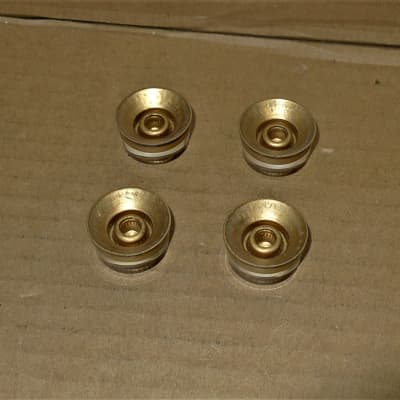 4 Genuine Hofner Gold Volume or Tone Guitar Control Speed Knobs For Verythin Guitar  or Bass image 3