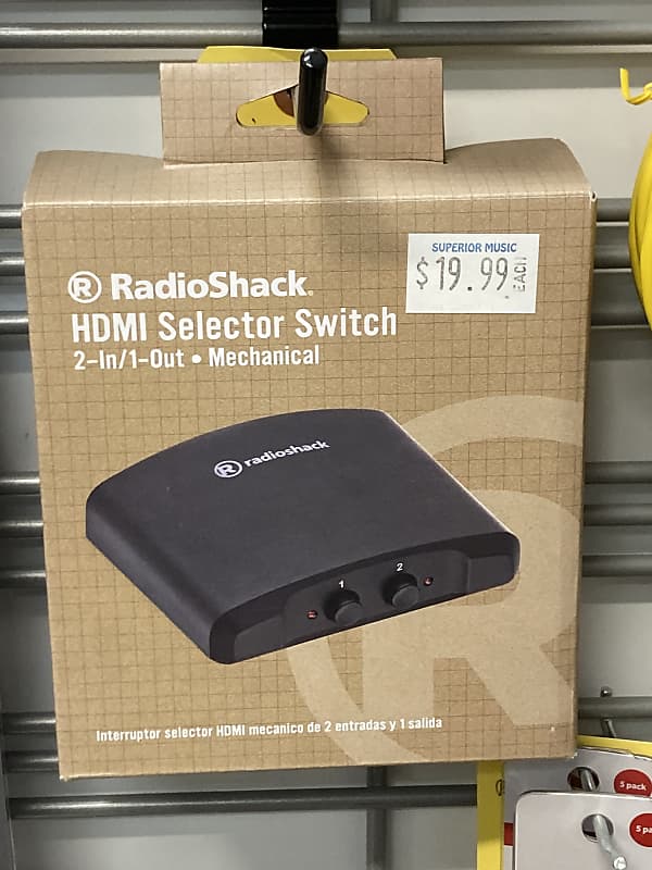 Radio Shack 2 in / 1 out HDMI selector switch 2022 Reverb