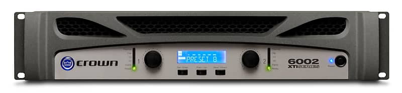 Crown XTi 6002 Two-channel, 2100W @ 4-Ohms Power Amplifier, Portable PRO AUDIO AMP.  			
