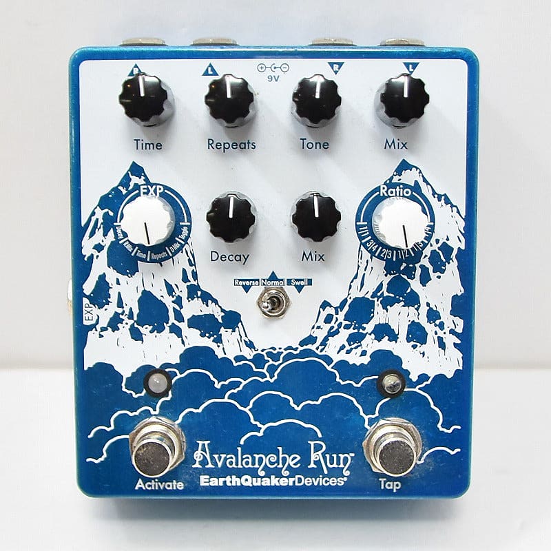 EarthQuaker Devices Avalanche Run Stereo Reverb & Delay with Tap Tempo