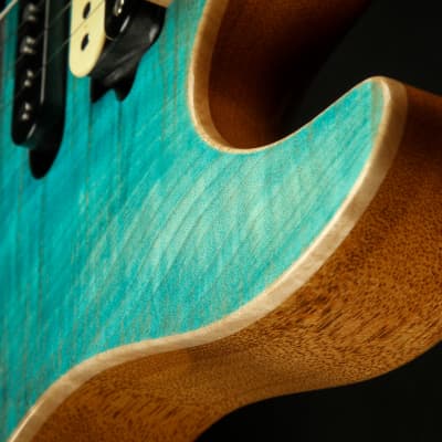 Suhr Modern - Bahama Blue/Roasted 5A Birdseye Maple Neck 2023 image 19