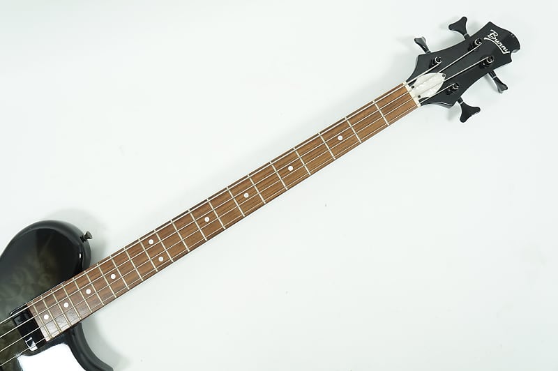 [SALE Ends July 17] BURNY BSB-65 Transparent Black Dynamic Sound Bass Maple  Body FERNANDES 1999-2000