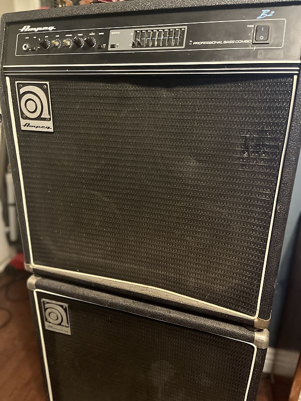 Ampeg B2 4-1x8" Bass Combo and 1x15 Cabinet image 1