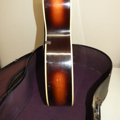 SS Stewart Vintage Archtop Acoustic Guitar Sunburst w/ Case image 5