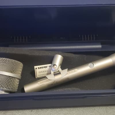Shure SM80 1982 Pair Condenser Microphones image 6