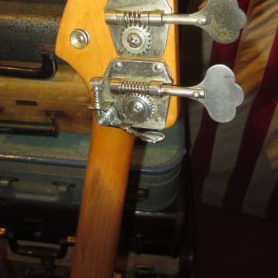 1963 Fender Jazz Bass Sunburst w Original Case Blue Oyster Cult image 4