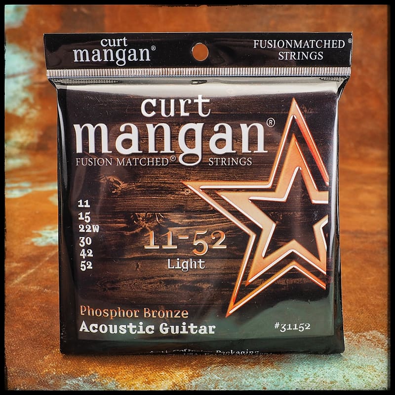 Curt Mangan Phosphor Bronze Acoustic Guitar 11-52 image 1