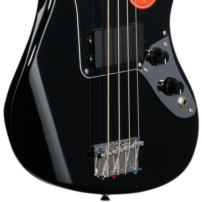 Squier Affinity Jaguar Bass H Electric Bass,  Maple Fingerboard, Black image 8