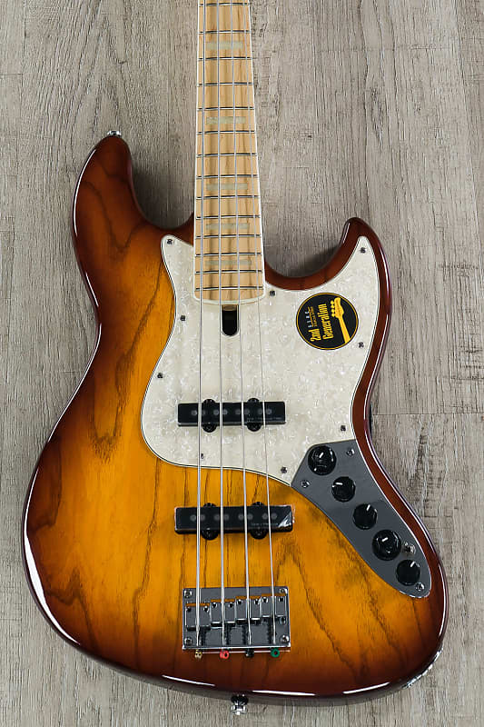 Sire Marcus Miller V7 4-String 2nd Generation Bass, Tobacco Sunburst (TS), Swamp Ash, Maple image 1