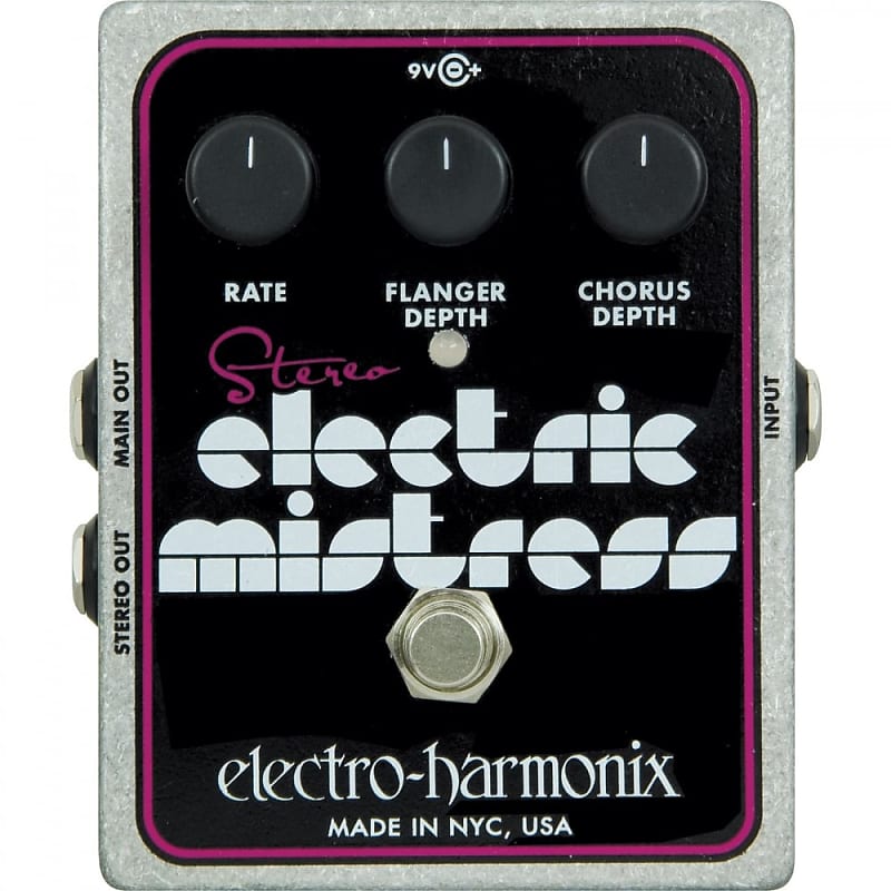 Electro Harmonix Stereo Electric Mistress Chorus Guitar Effects Pedal image 1