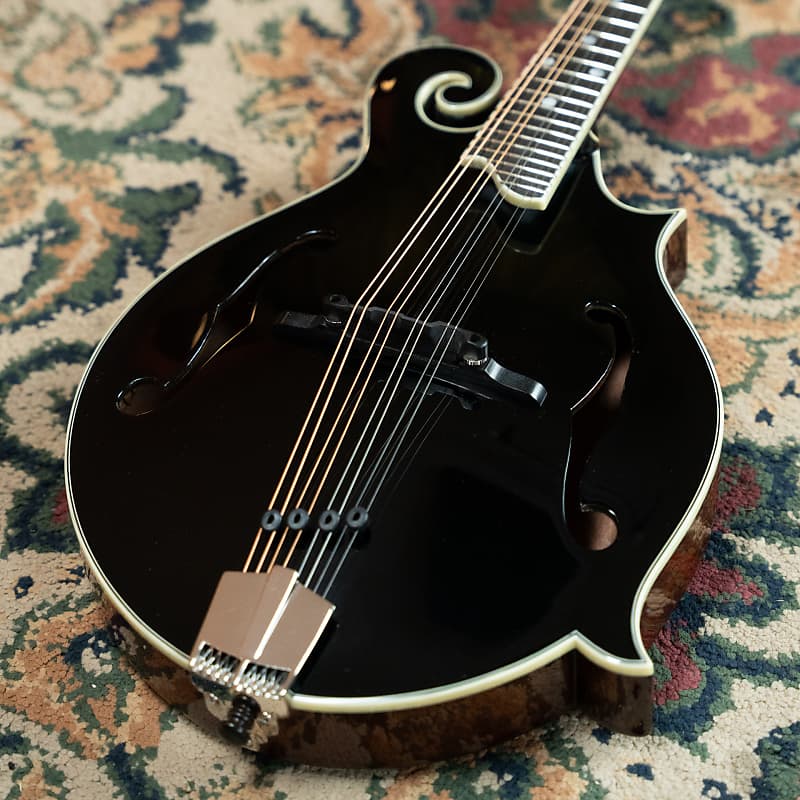 Eastman MD415-BK Black Top F-Style Mandolin #4948 image 1