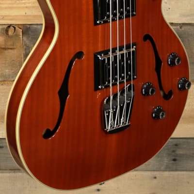 Guild Starfire Bass II 4-String Bass Natural w/ Case for sale