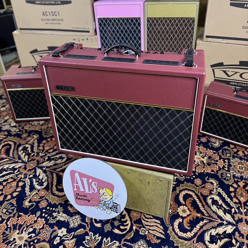 Vox AC30C2-CVR Custom Limited Edition 2-Channel 30-Watt 2x12" Guitar Combo Classic Vintage Red image 1