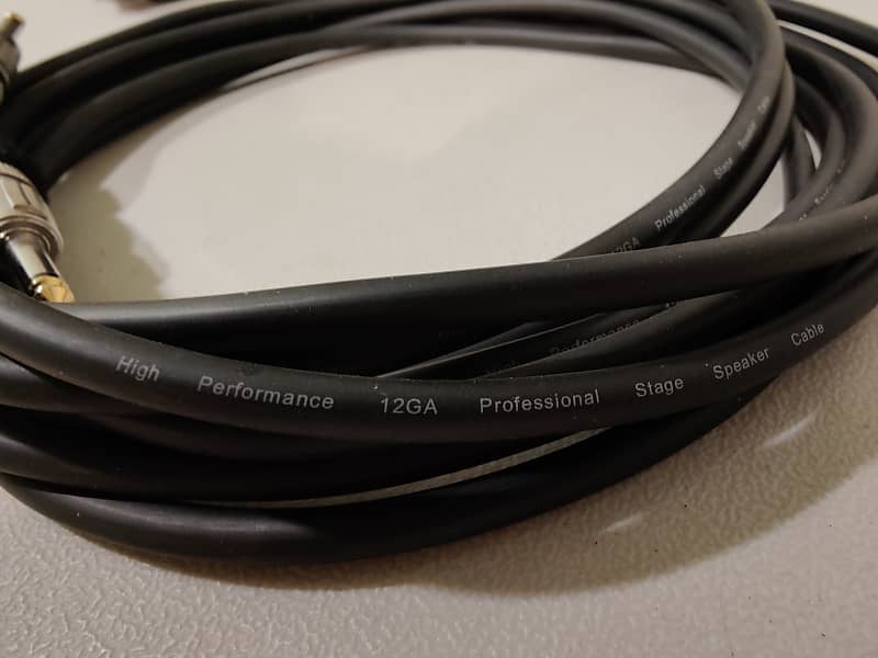 PA Speaker Cable 1/4" TS 20', 12 ga. Reverb