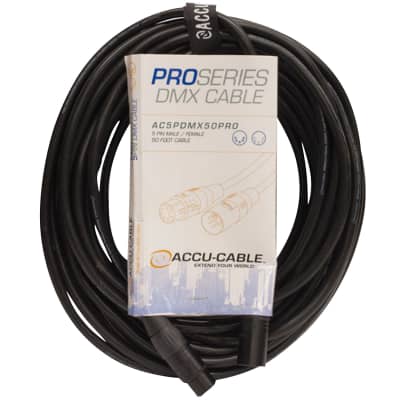 ADJ AC5PDMX50PRO Pro Series 50FT 5-Pin DMX Cable image 1