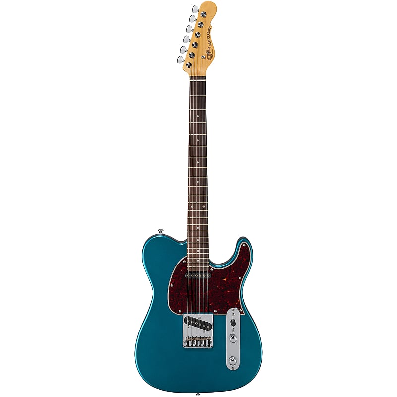 G&L Tribute ASAT Classic Guitar, Maple Neck w/ Rosewood Fretboard, Emerald Blue image 1