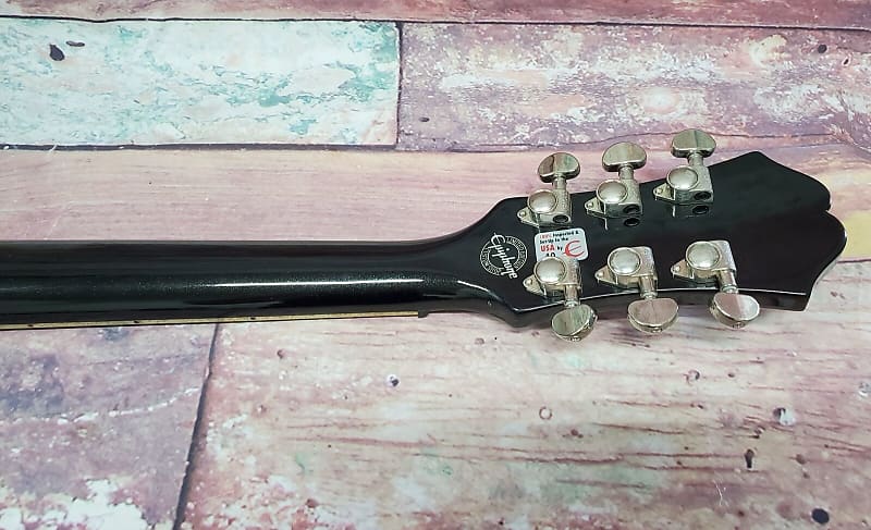 Open Box Epiphone Limited Edition Dot Black Royale Electric