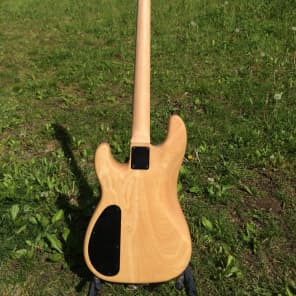 Fender Warmoth Precision Bass short scale 2014 Natural Ash image 2