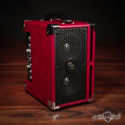 Phil Jones Bass BG-120 Bass Cub Pro 2x5” 120W Combo Amp w/ Cover – Red image 5