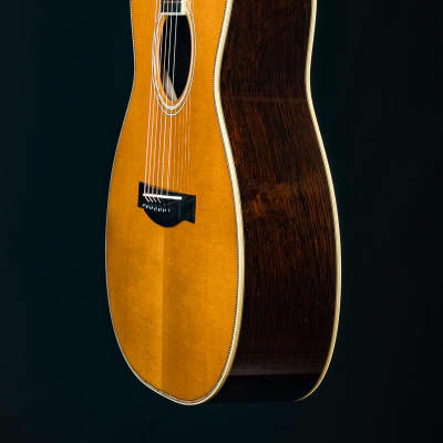 Santa Cruz 1934 OM Brazilian Rosewood and Adirondack Spruce with Wide Nut and Torch Inlay NEW image 13