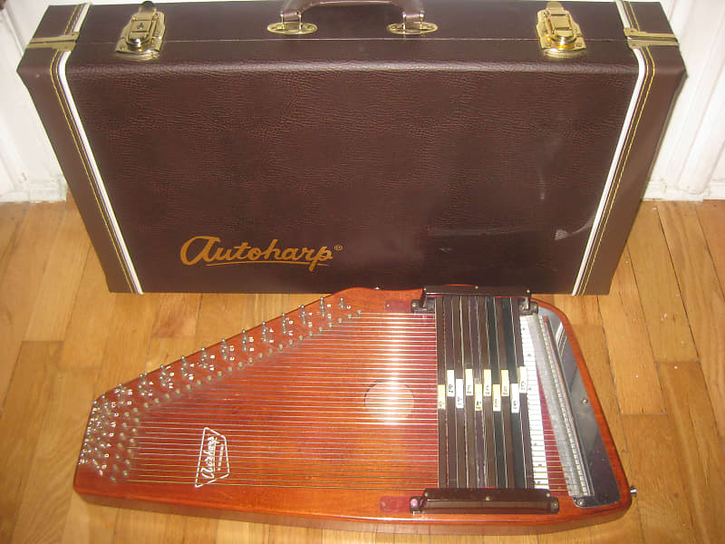 Oscar Schmidt Autoharp F/C Diatonic USA with Hard Shell Case Reverb