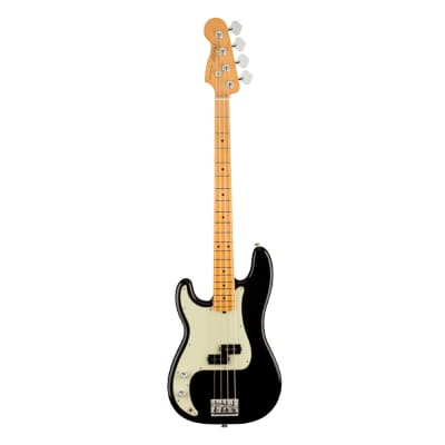 Fender American Professional II Precision Bass LH - Black w/ Maple FB image 2