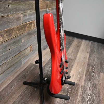 (11293) Charvel Eliminator V Red 5 String Bass Guitar image 5