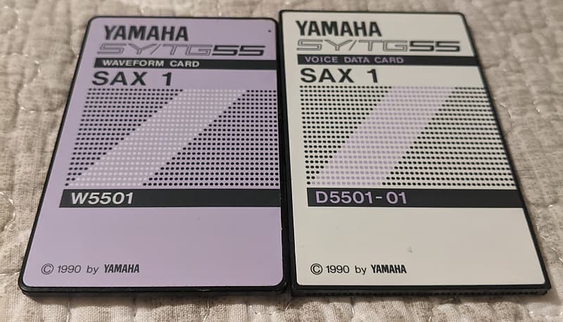 Yamaha Sy/TG55 waveform and data cards